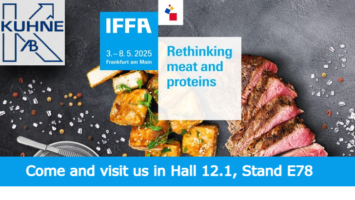 On the picture you can see that Kuhne is also on the IFFA trade fair