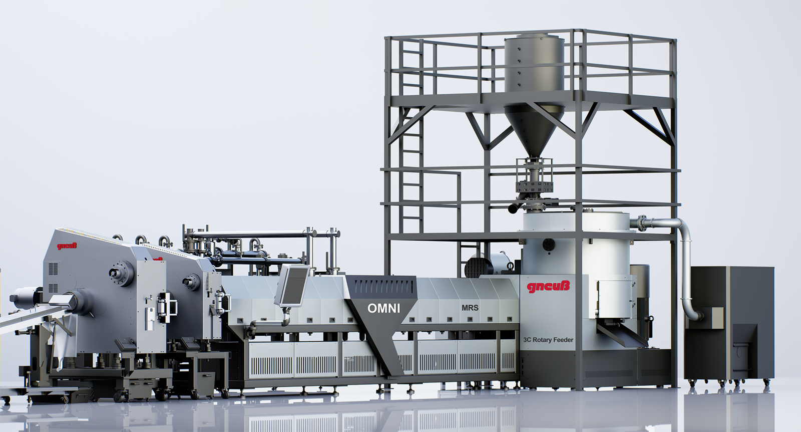 The picture is showing a recyling machine